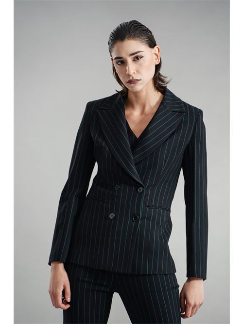 Giacca doppio petto GM by Gai Mattiolo | GM3577NERO/VERDE